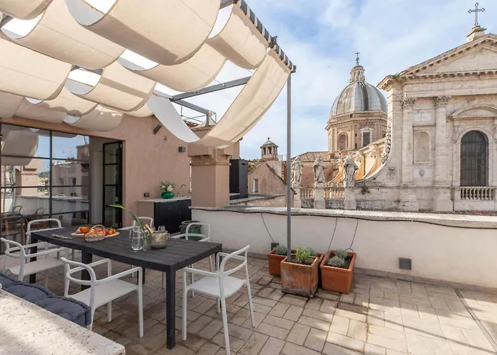 Iflat Navona's Penthouse With Stunning View *